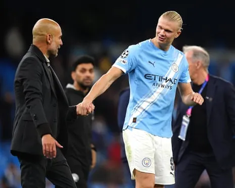 Erling Haaland Enters Exclusive Champions League Half-Century Club, Hailed by Guardiola as Ronaldo and Lionel Messi's Peer