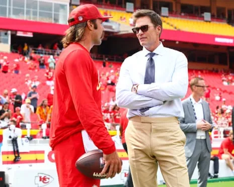The seven-time Super Bowl champion draws fan criticism following showing up in Vegas sideline box